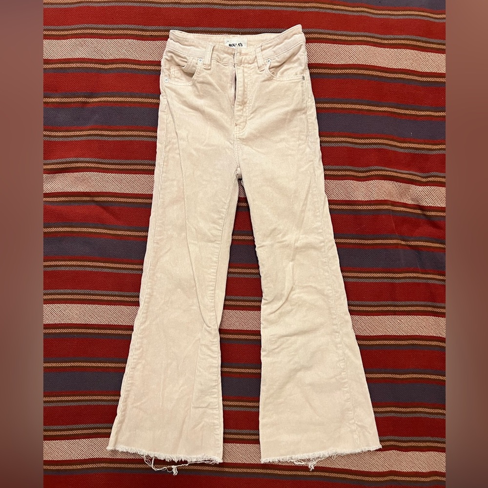 Rollas Eastcoast Flares sz 24 Light Pink Cropped